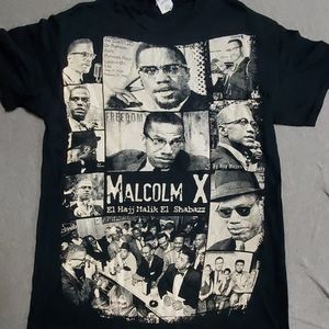 Vinatge Malcom X tee shirt